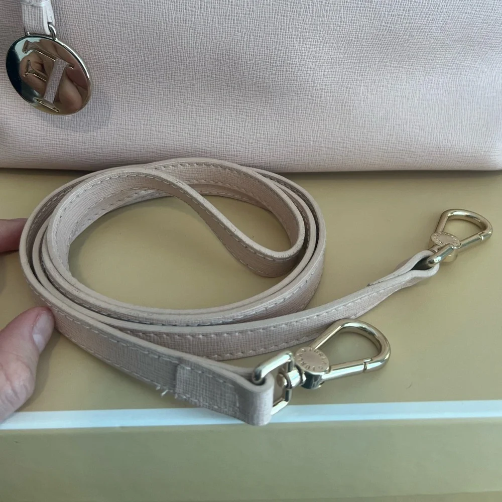 Furla Women's Blush Leather Tote - Picture 12 of 14